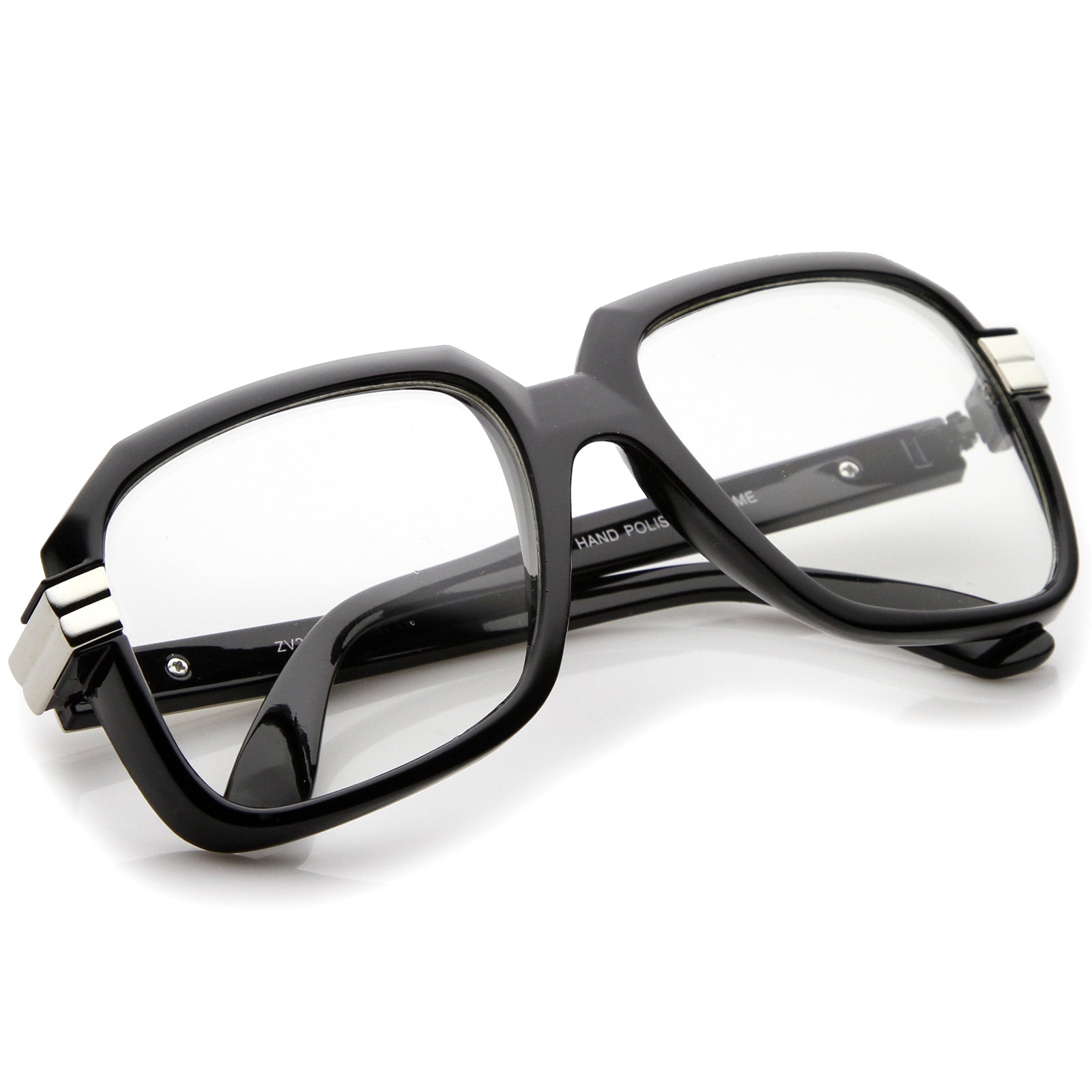 Shiny Black-Silver / Clear