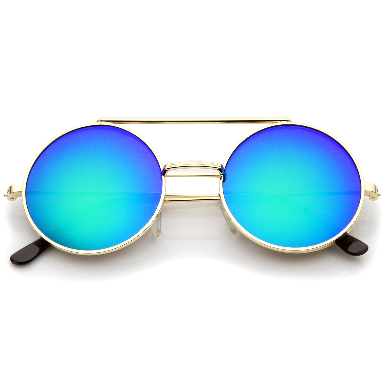 Gold / Green-Blue Mirror