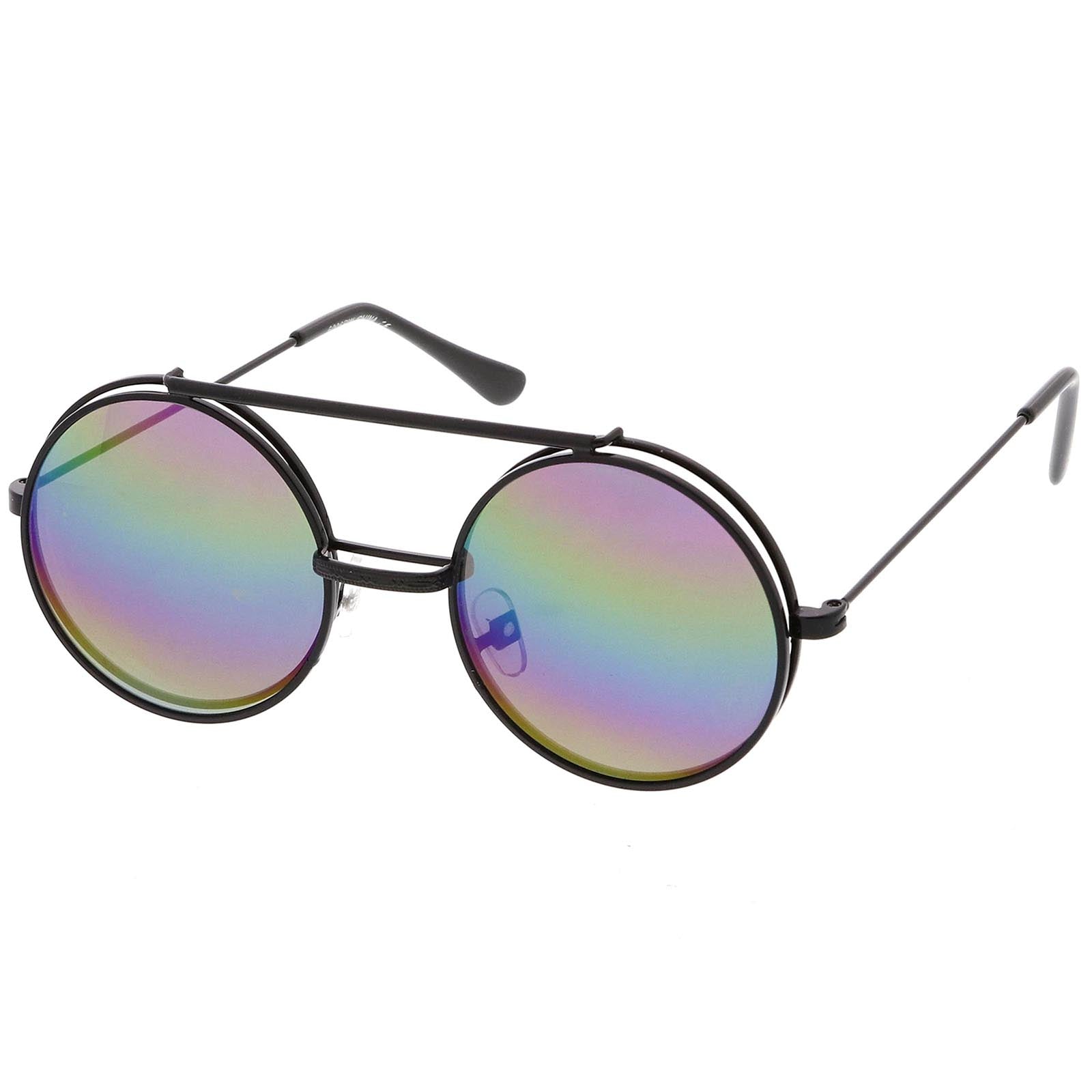Black / Rainbow Mirror