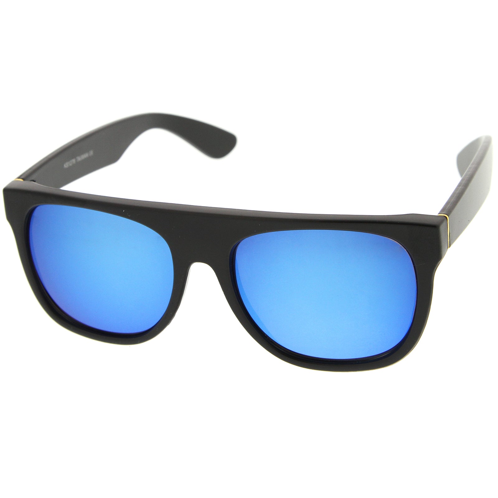 Matte Black / Blue Mirror