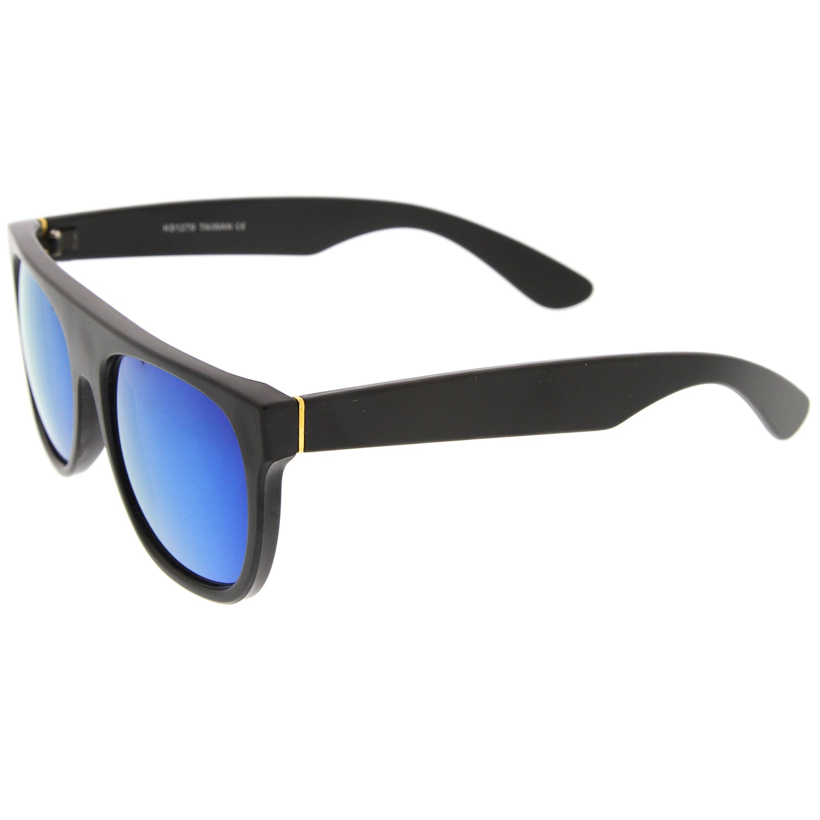 Matte Black / Blue Mirror