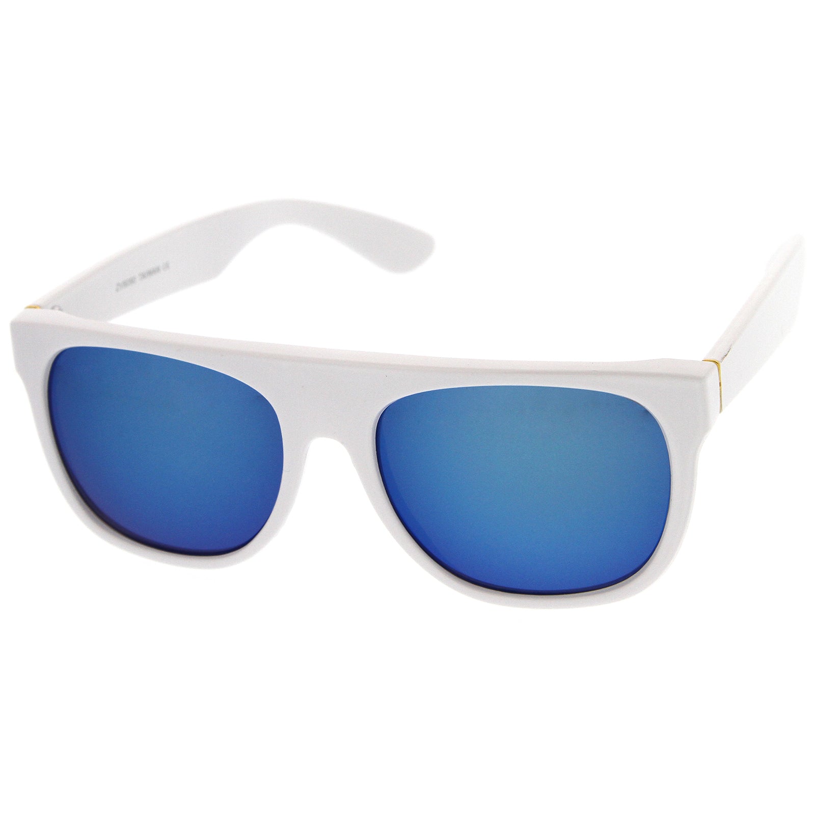 Shiny White / Blue Mirror
