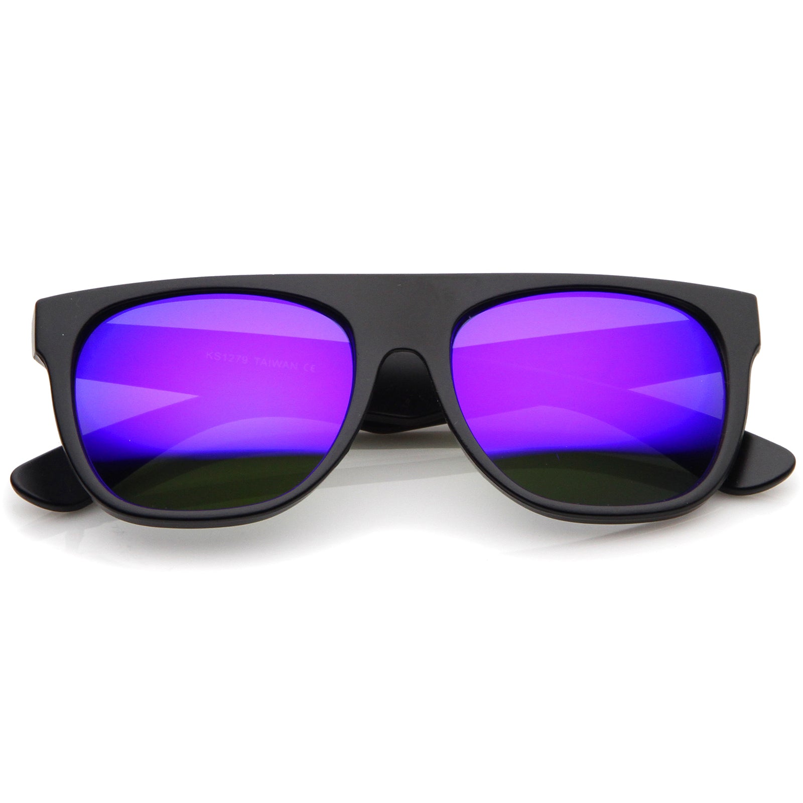 Matte Black / Purple Mirror