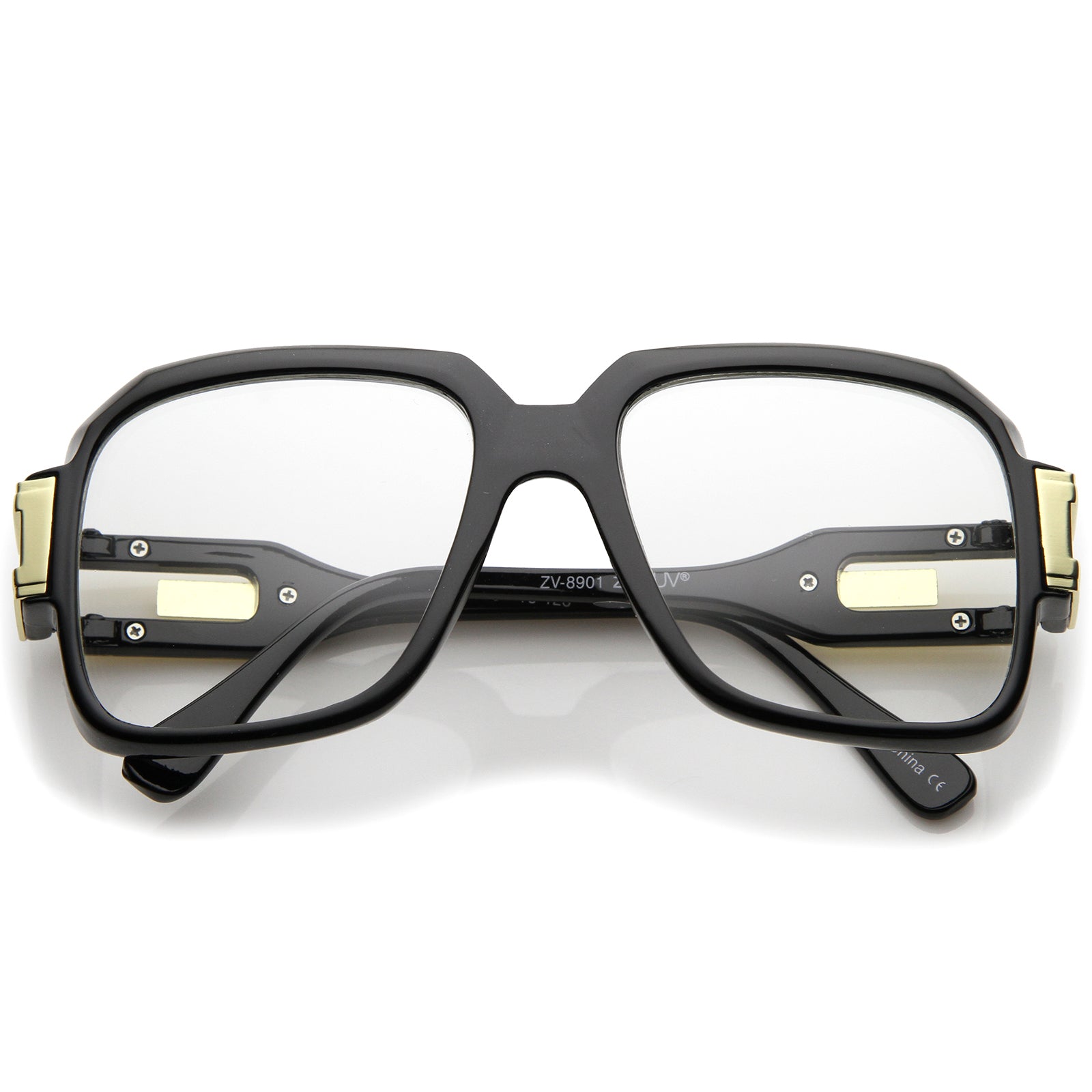 Shiny Black-Gold / Clear