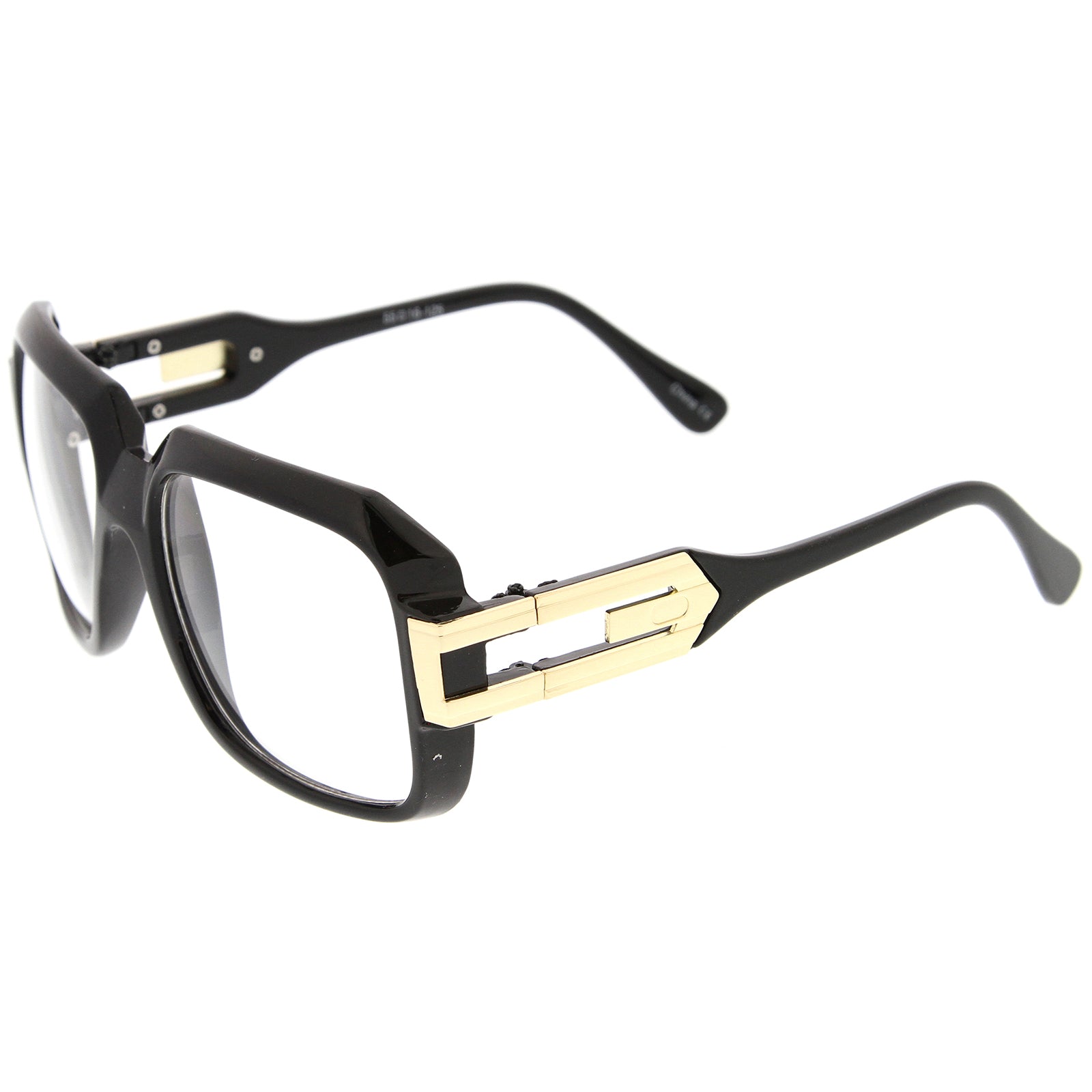 Shiny Black-Gold / Clear