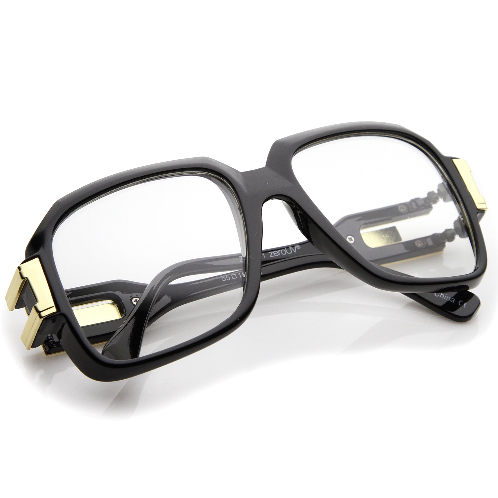 Shiny Black-Gold / Clear