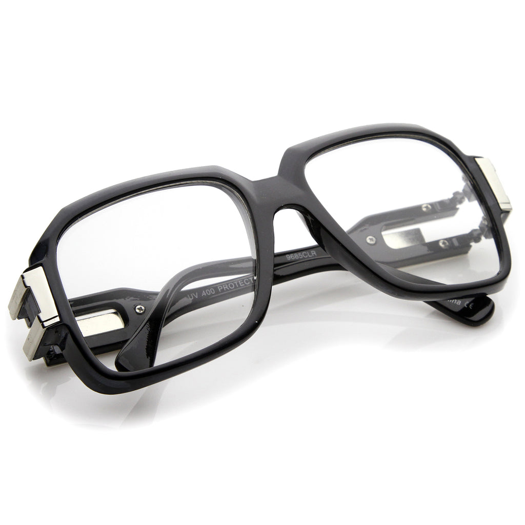 Shiny Black-Silver / Clear
