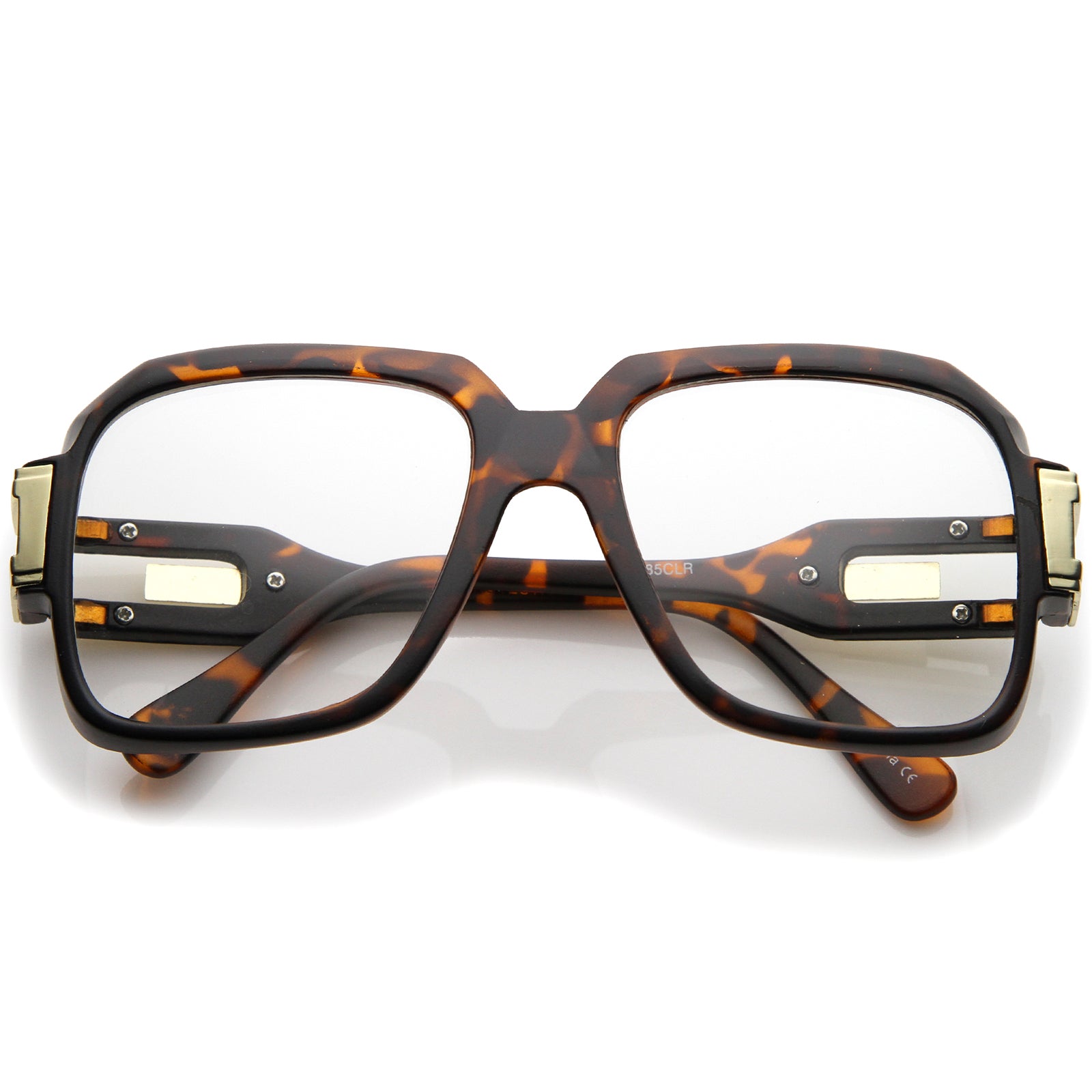 Matte Tortoise-Gold / Clear