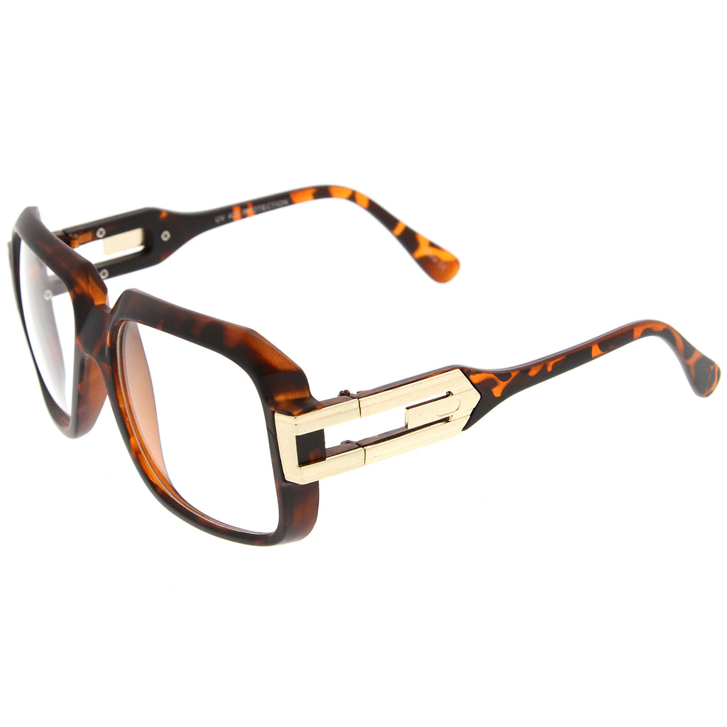 Matte Tortoise-Gold / Clear