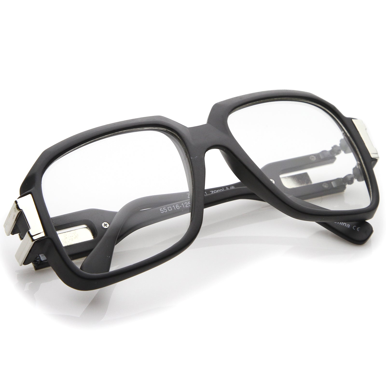 Matte Black-Silver / Clear