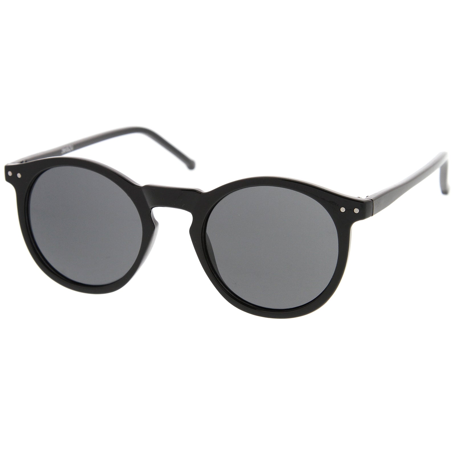 Legend Eyewear - Retro Super Dark Lens Non-Polarized Lens Square Horn  Rimmed Sunglasses, Gloss Black, Small price in UAE,  UAE