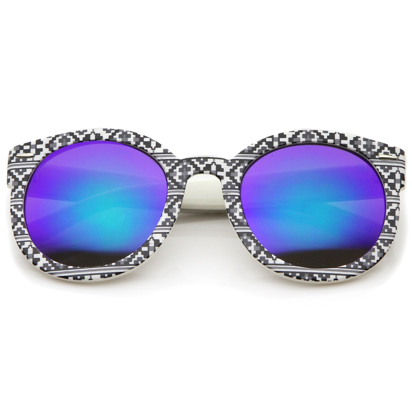 Black-White-Pixel / Green-Blue Mirror