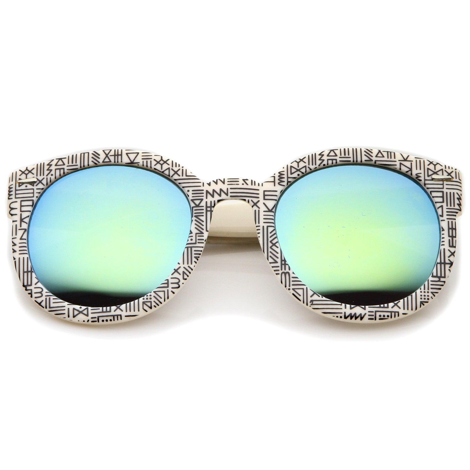 Creme-Black-Native / Yellow Mirror