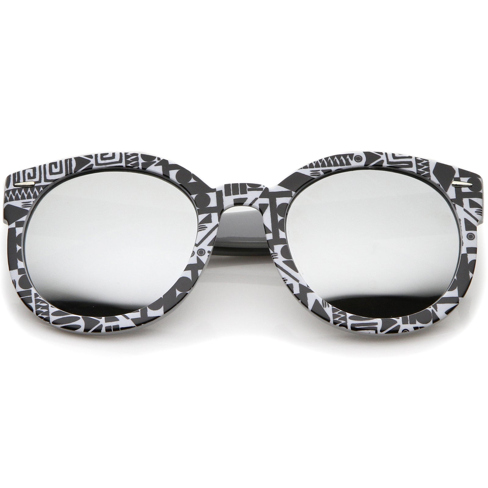 Black-White-Native / Silver Mirror