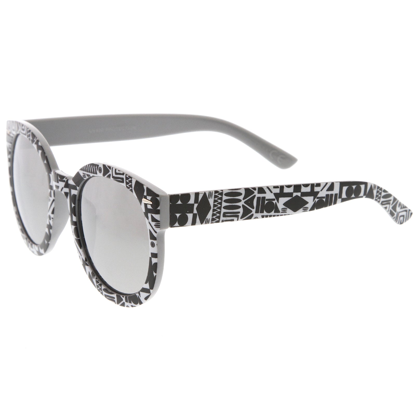 Black-White-Native / Silver Mirror