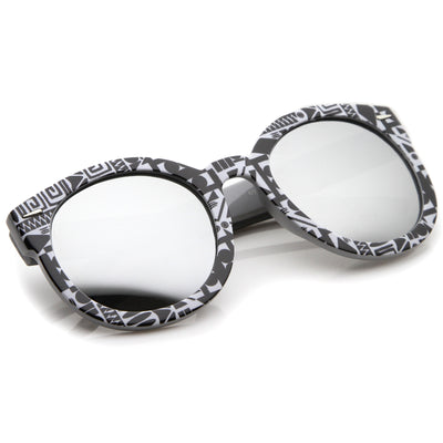 Black-White-Native / Silver Mirror