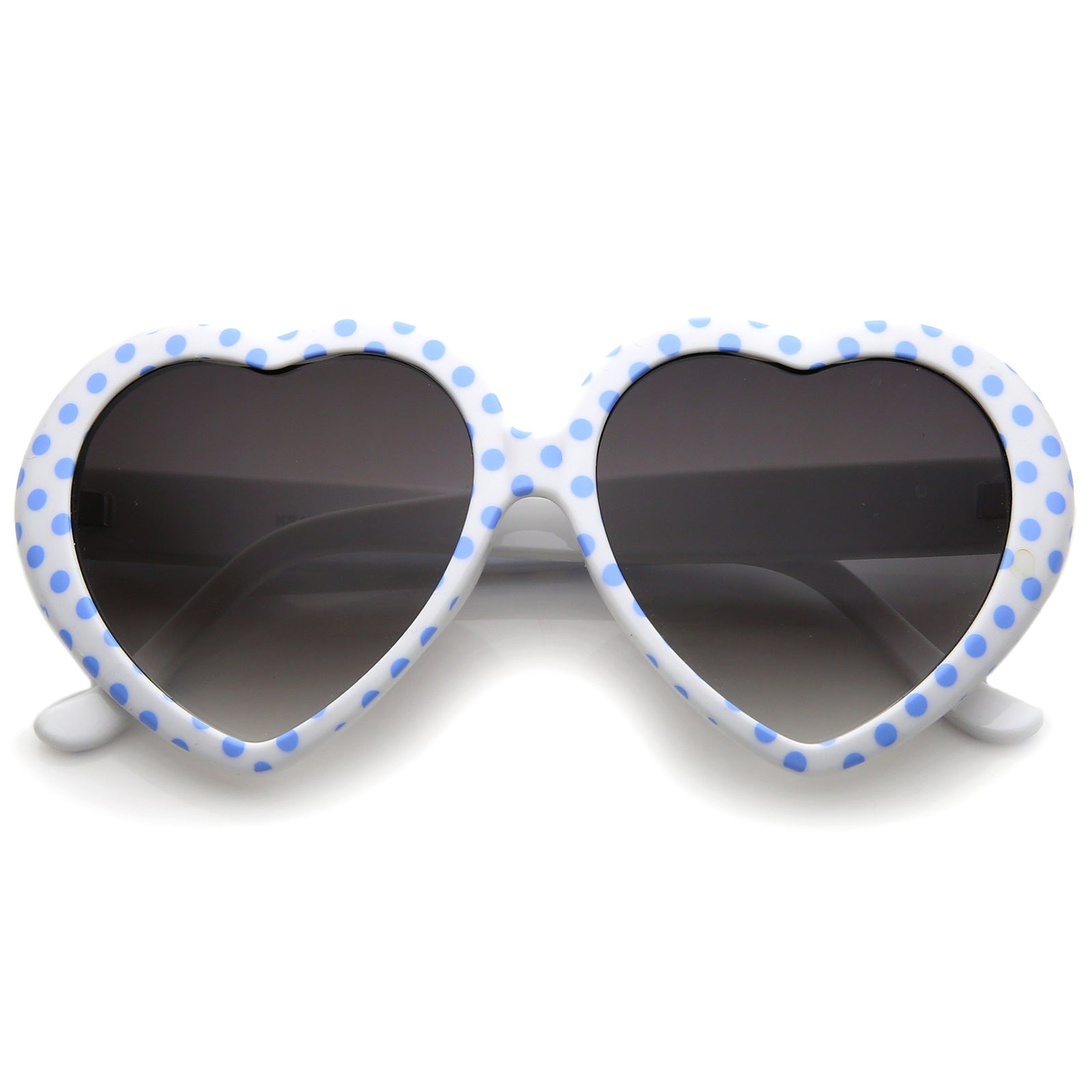 White-Blue Dots / Lavender