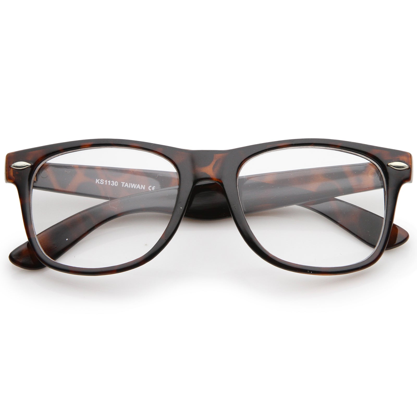 Brown-Tortoise / Clear