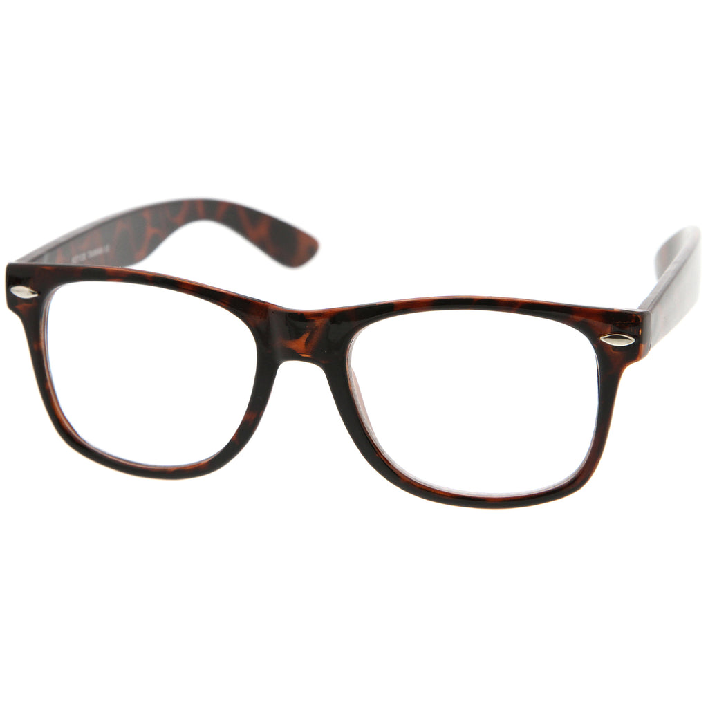 Brown-Tortoise / Clear