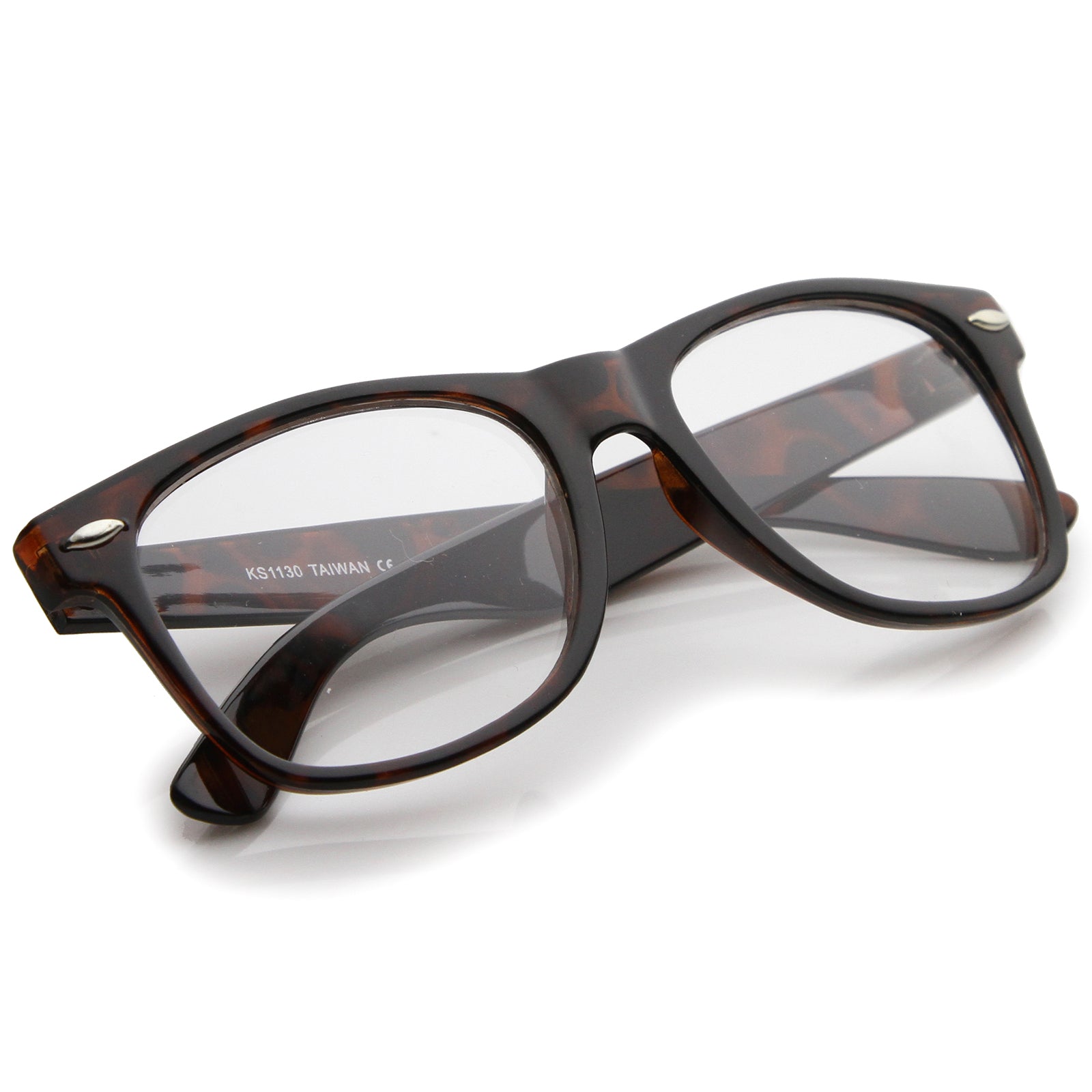 Brown-Tortoise / Clear