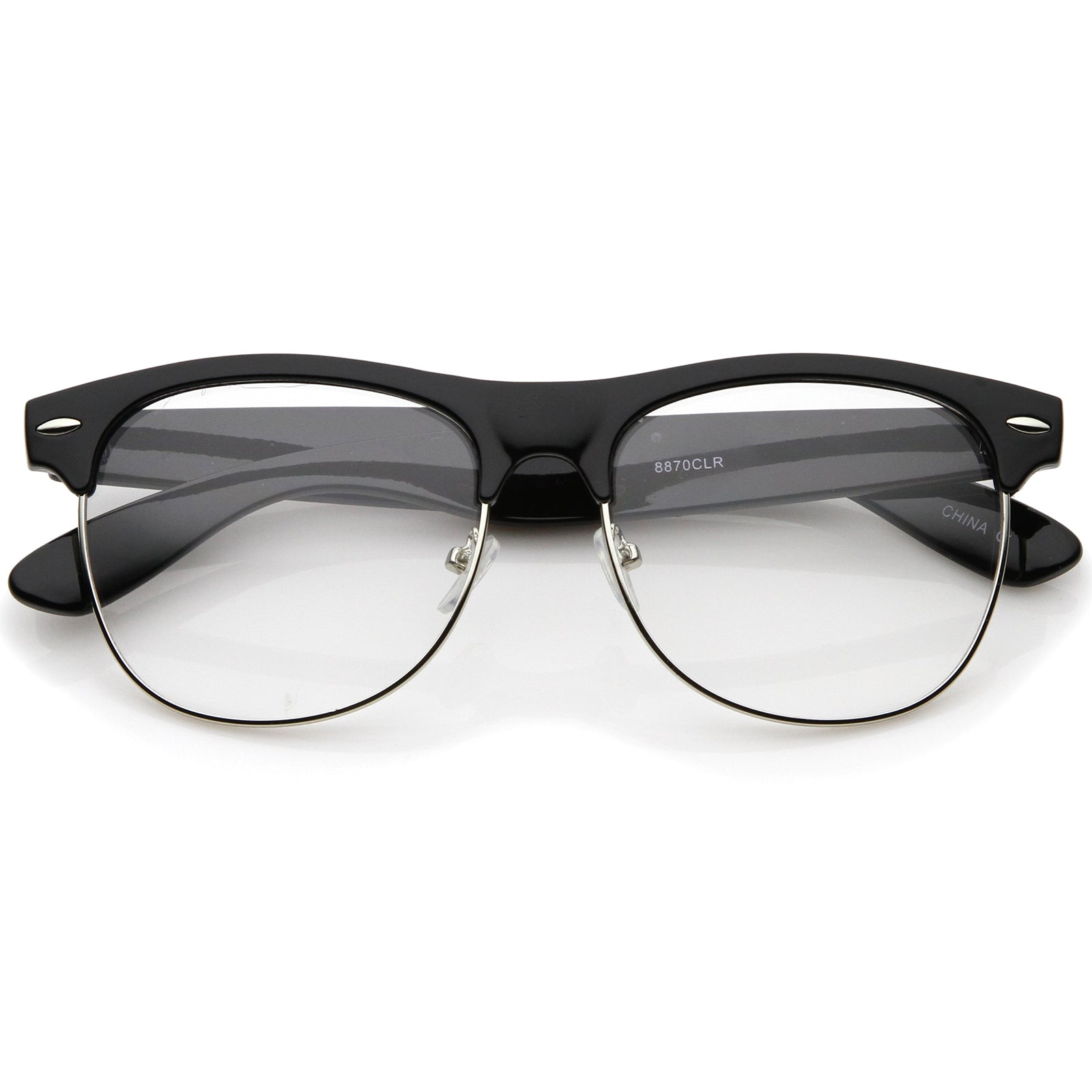 Black-Silver / Clear