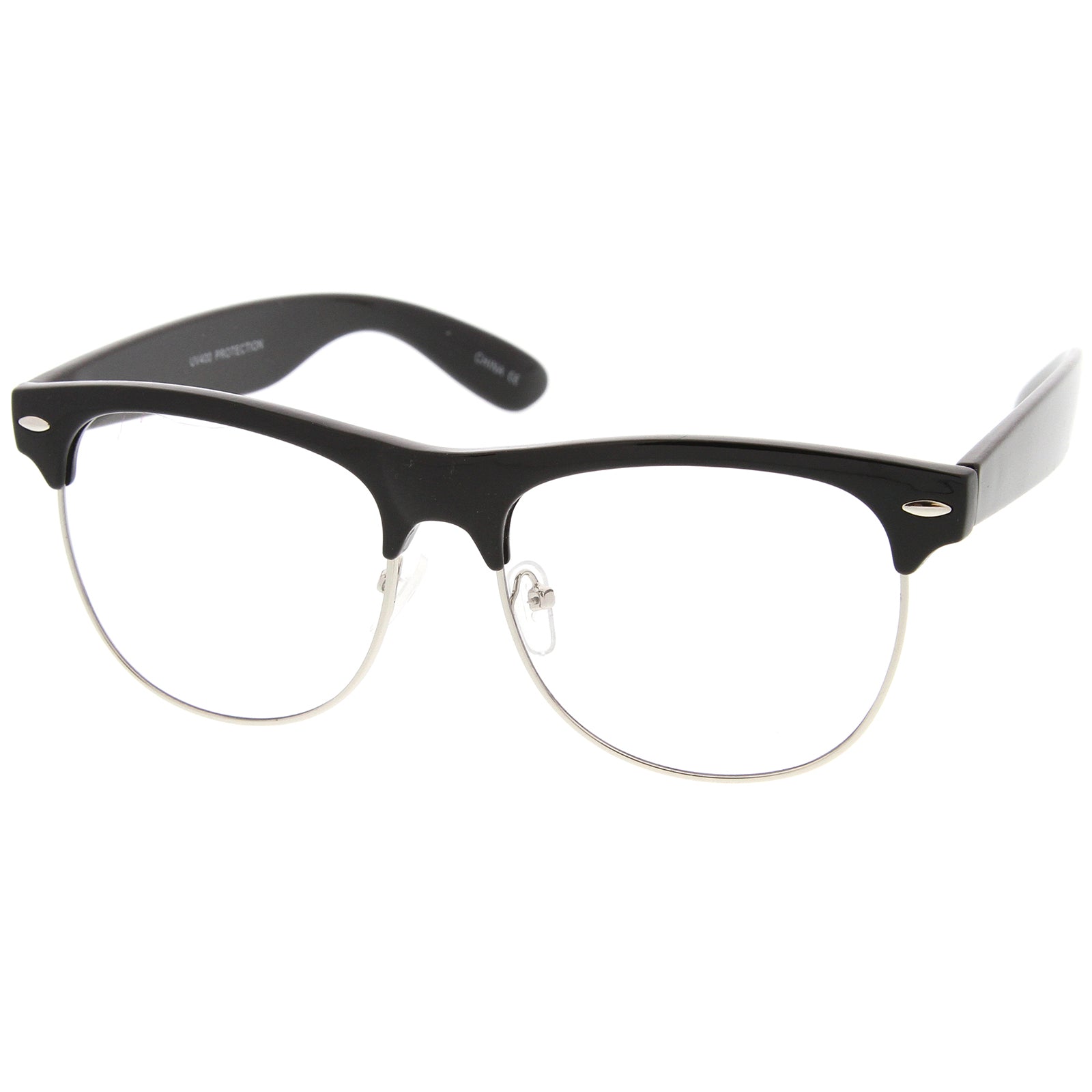 Black-Silver / Clear