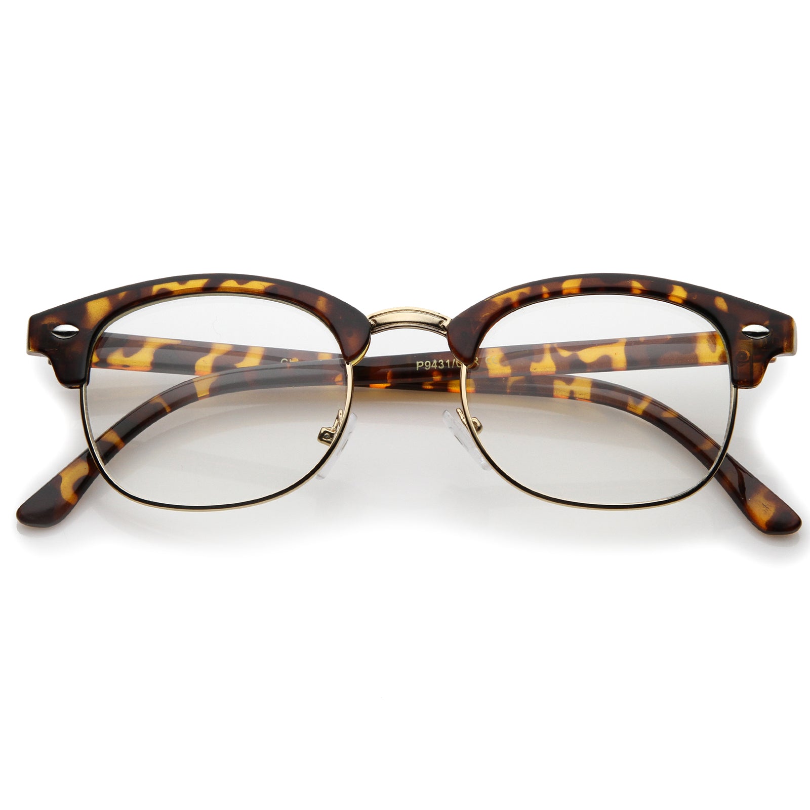 Orange-Tortoise / Clear