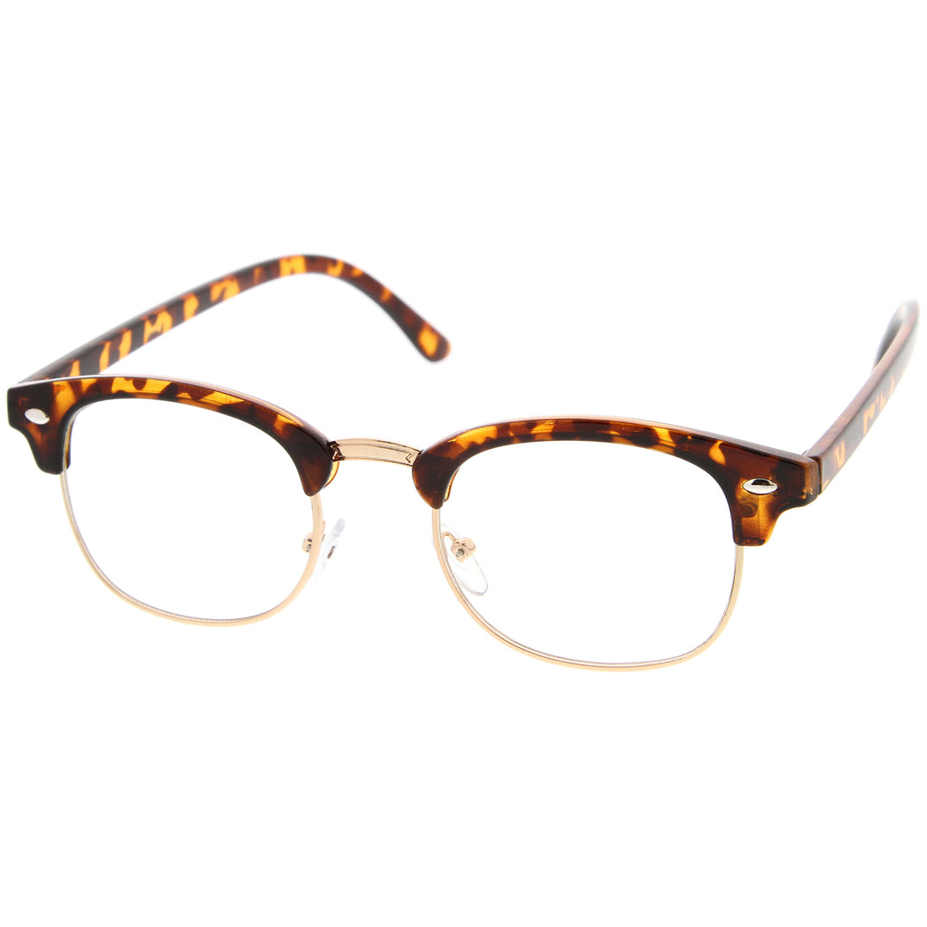 Orange-Tortoise / Clear