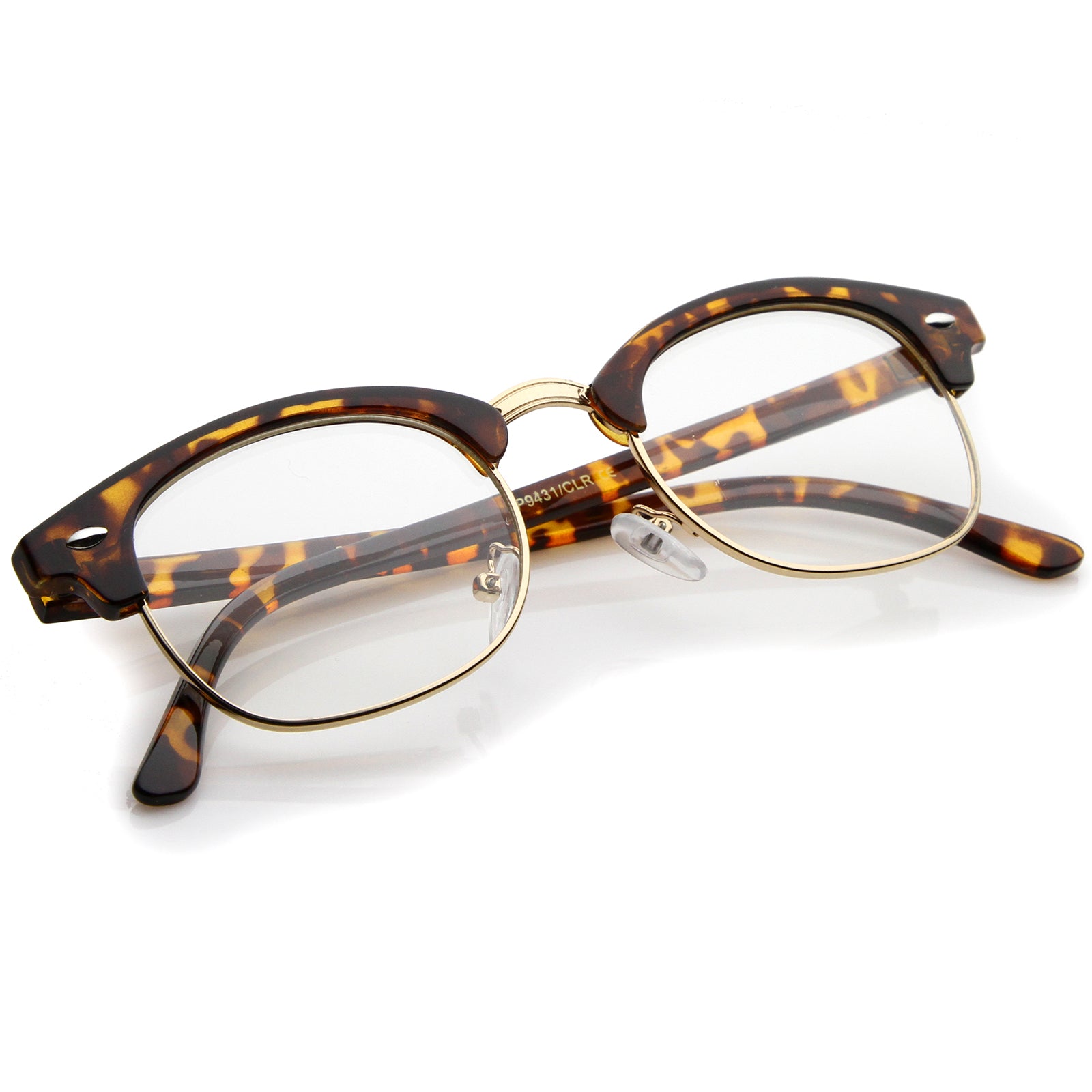Orange-Tortoise / Clear