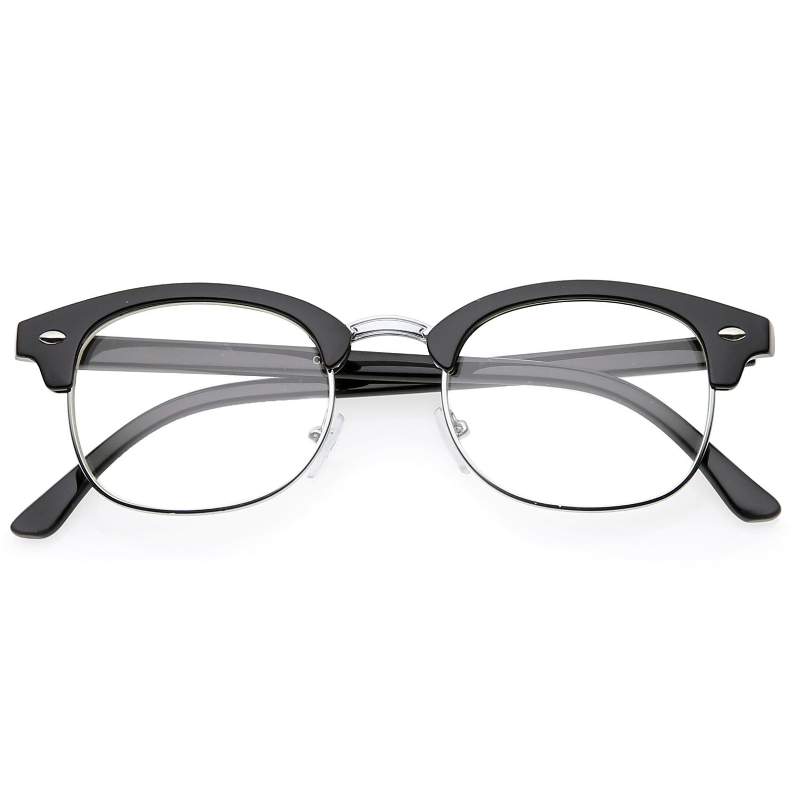 Black-Silver / Clear
