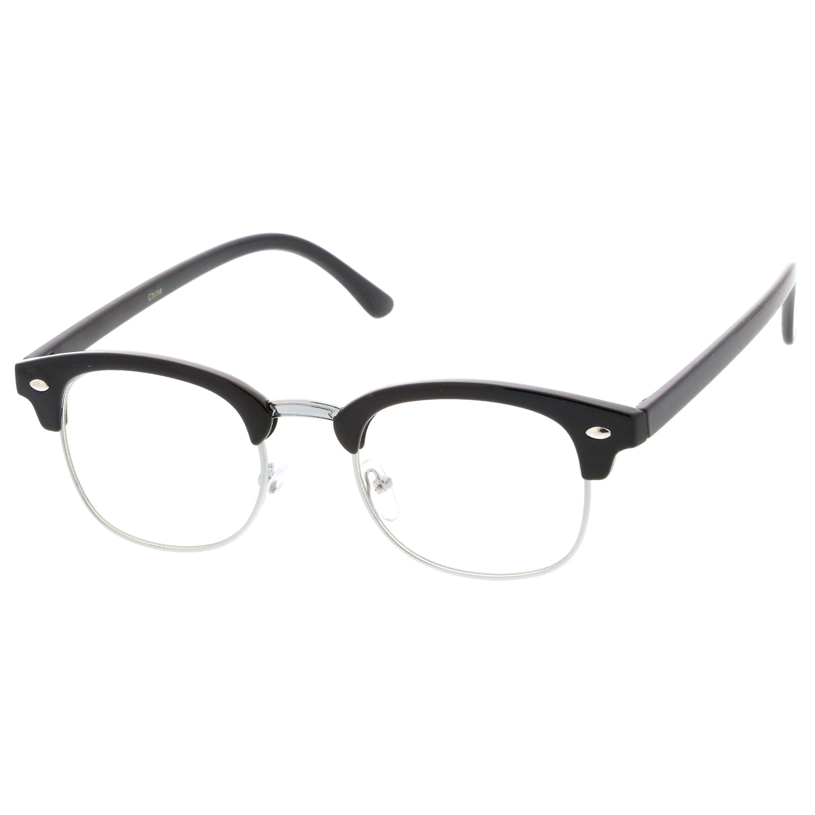 Black-Silver / Clear