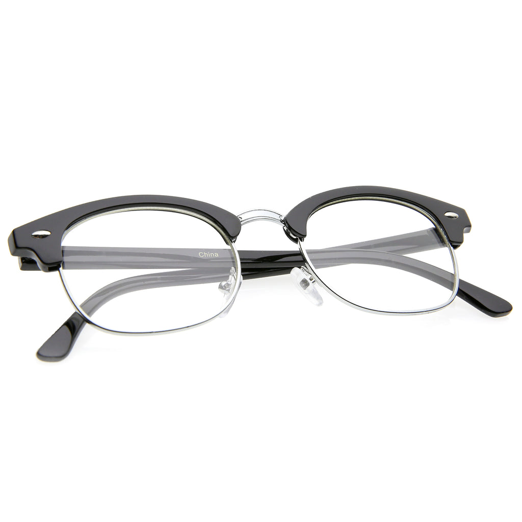 Black-Silver / Clear