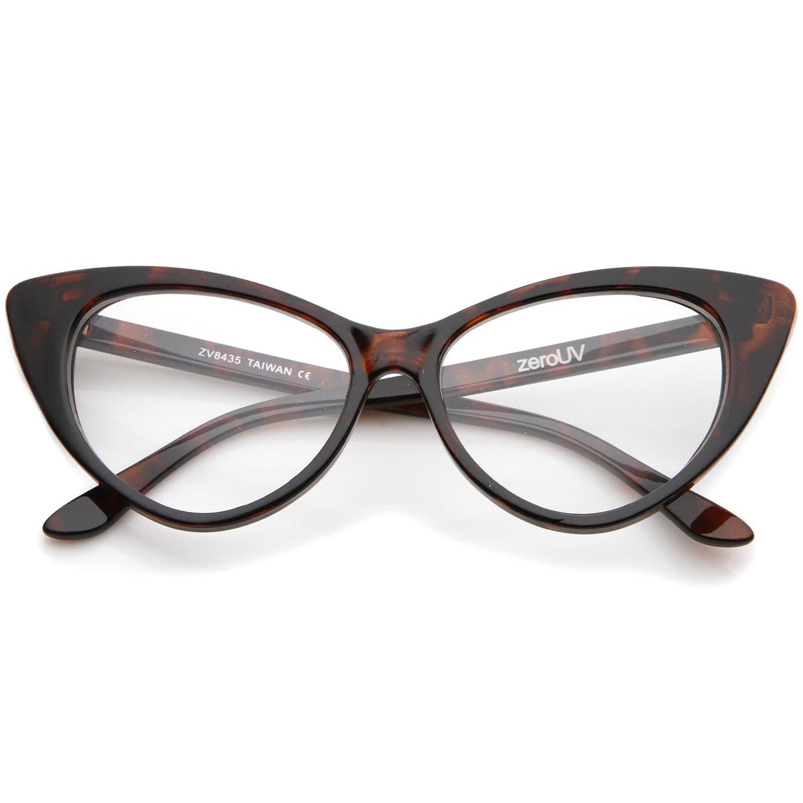 Dark-Brown-Tortoise / Clear
