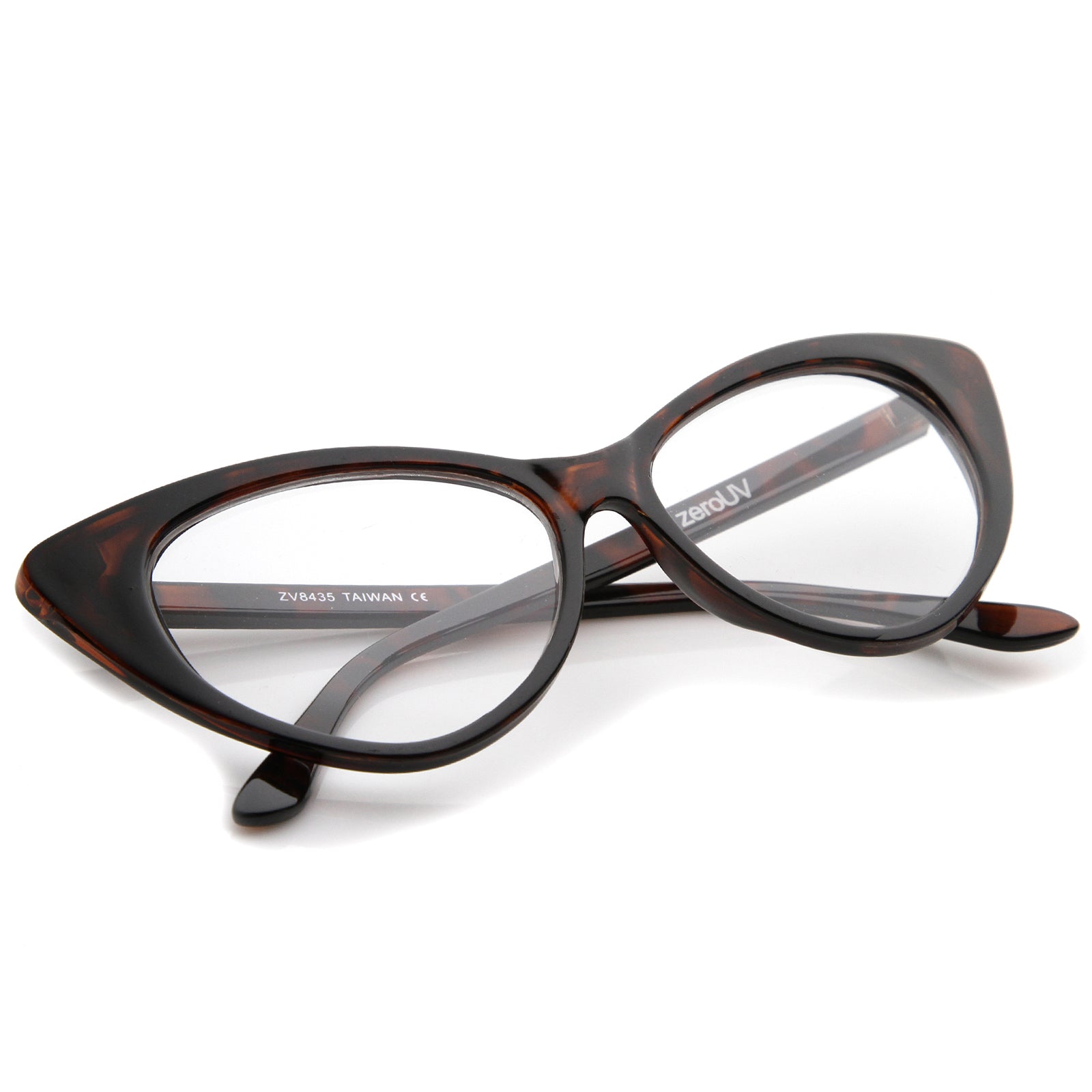Dark-Brown-Tortoise / Clear