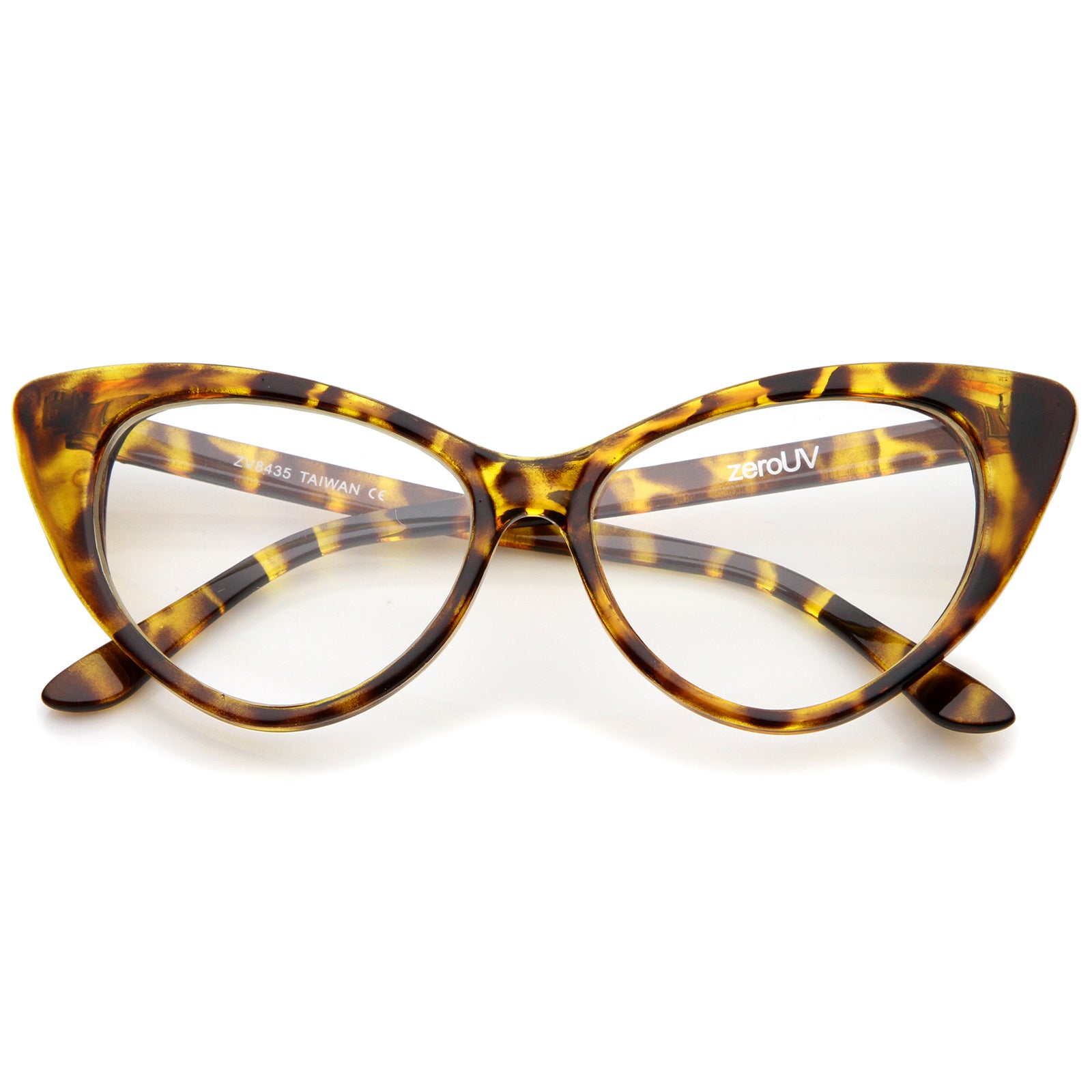 Light-Brown-Tortoise / Clear