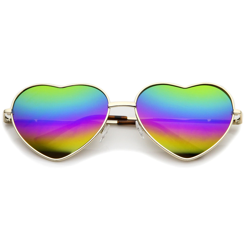 Gold / Rainbow Mirror