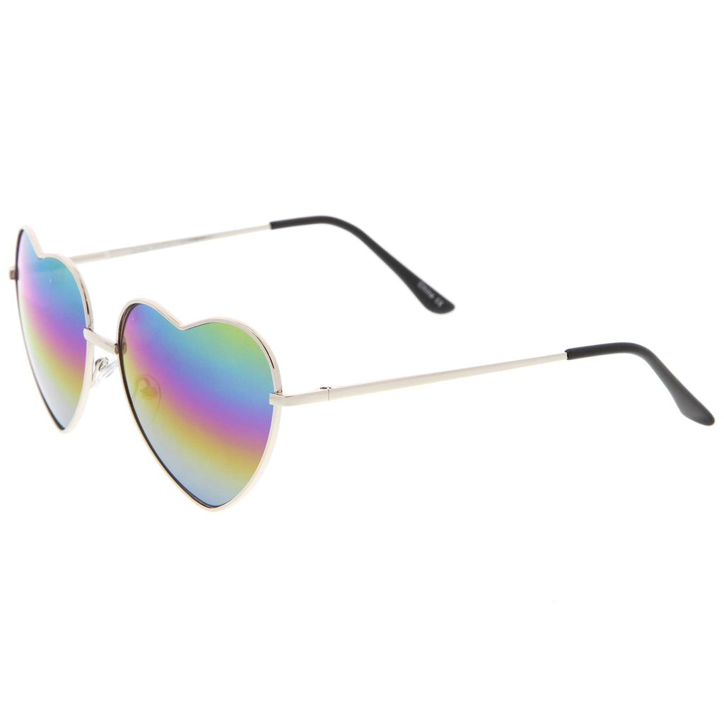 Silver / Rainbow Mirror