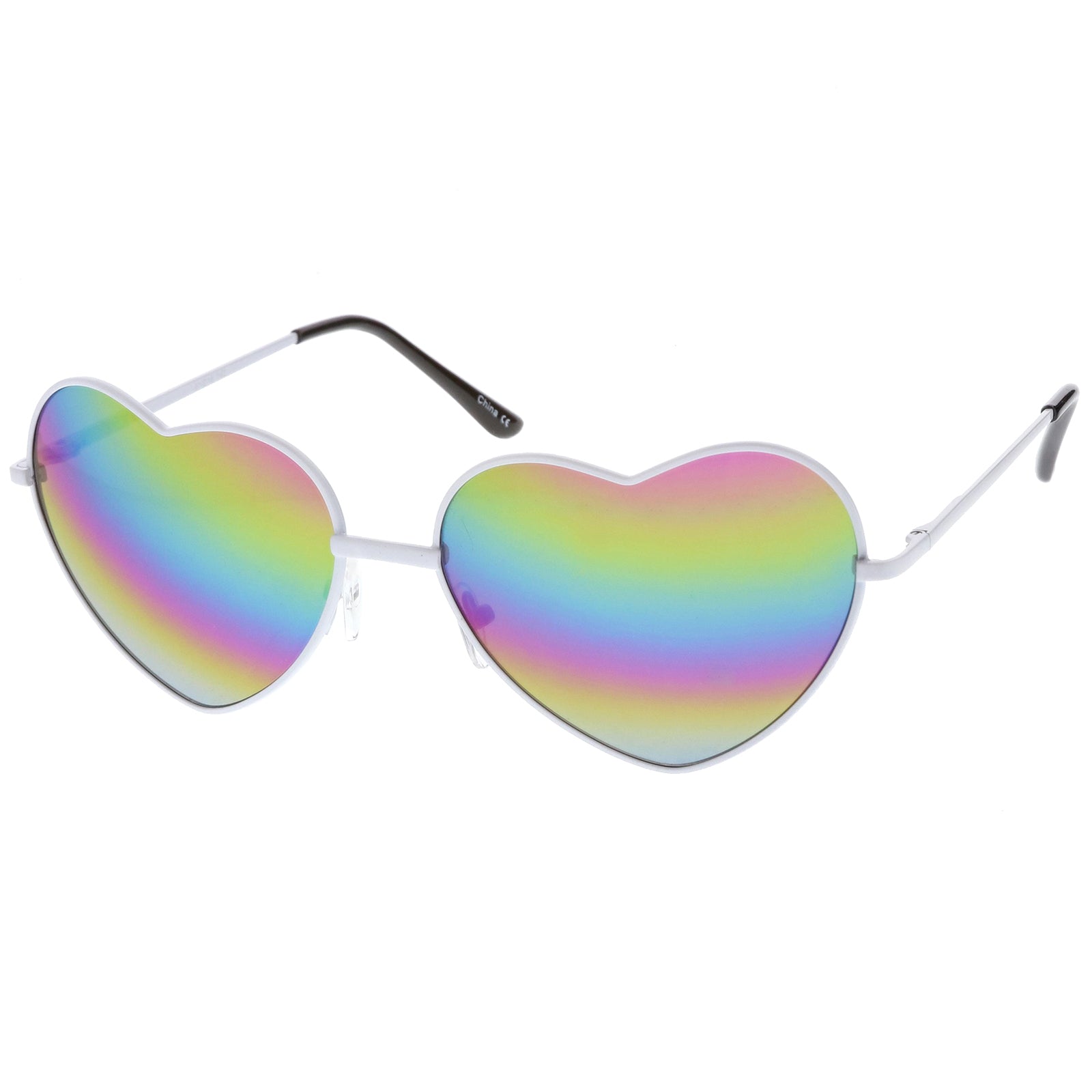 White / Rainbow Mirror