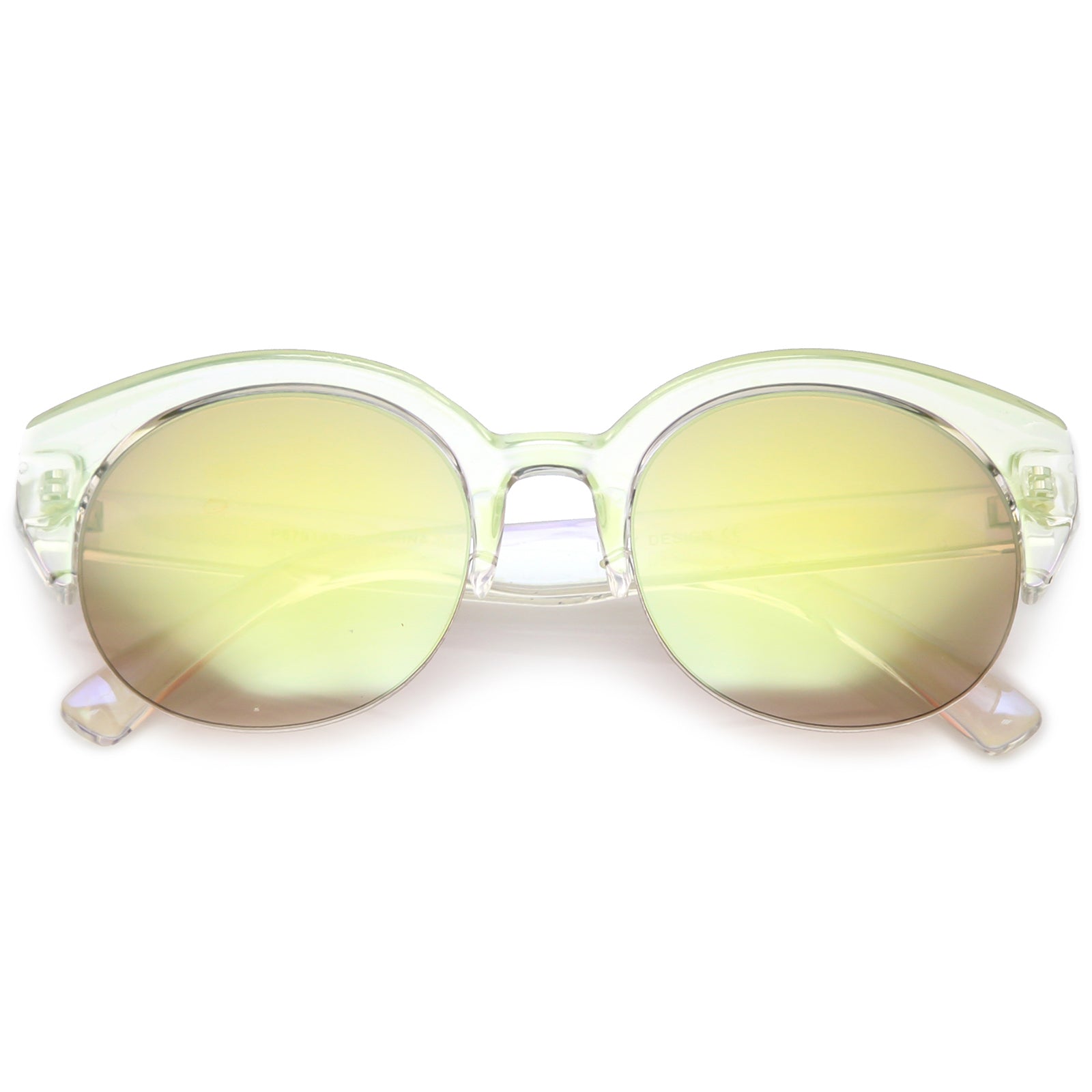 Clear / Pink Yellow Mirror