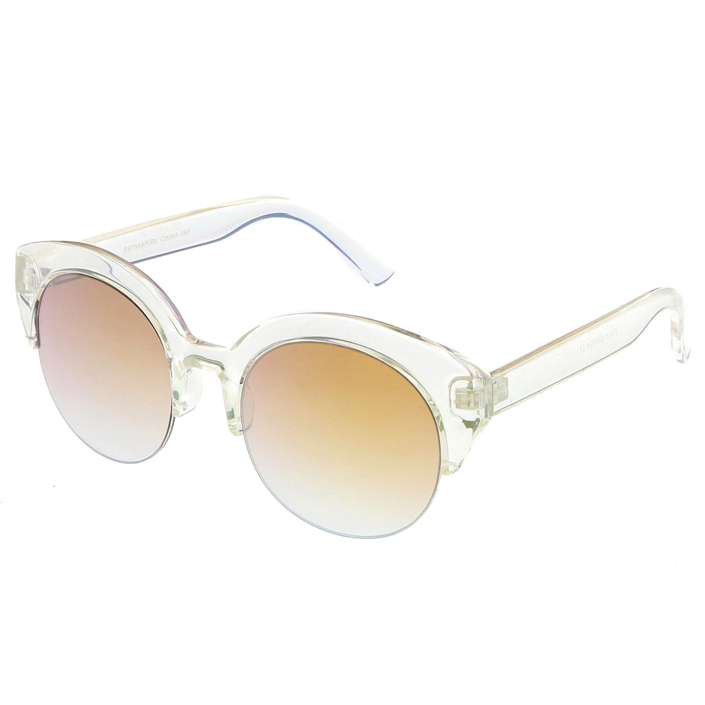 Clear / Pink Yellow Mirror