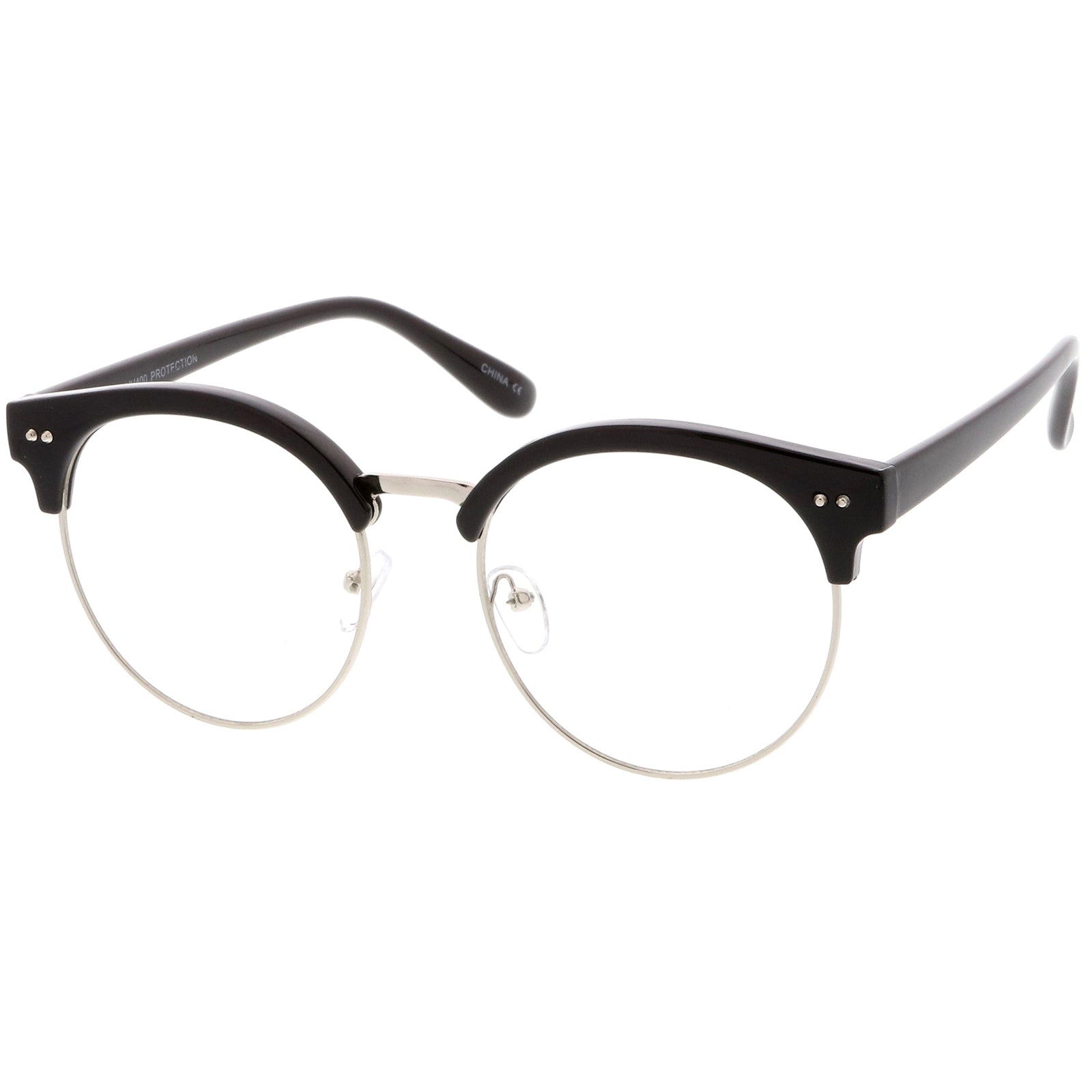 Black-Silver / Clear
