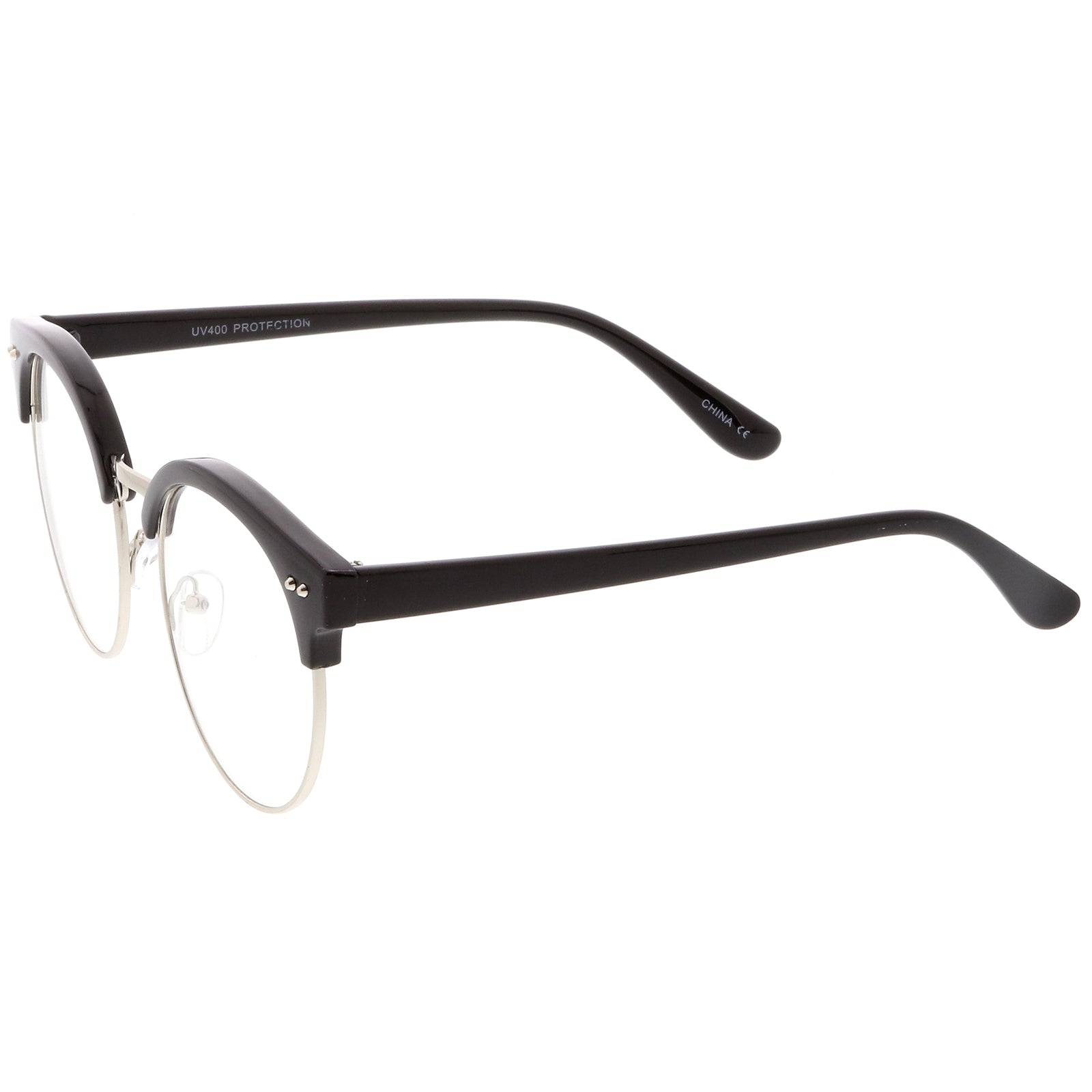 Black-Silver / Clear