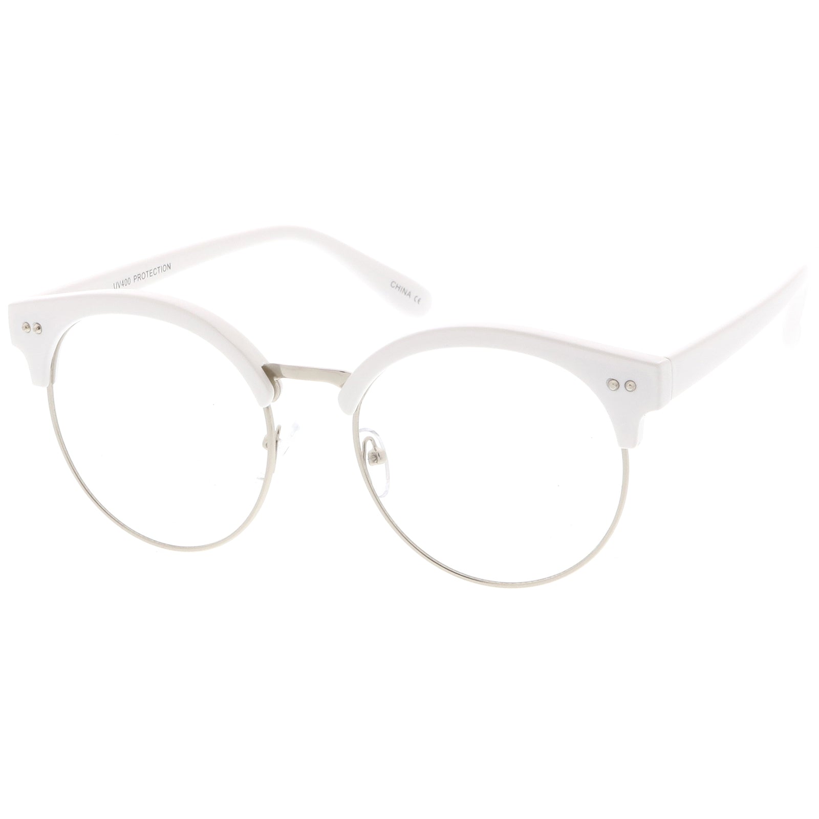 White-Silver / Clear