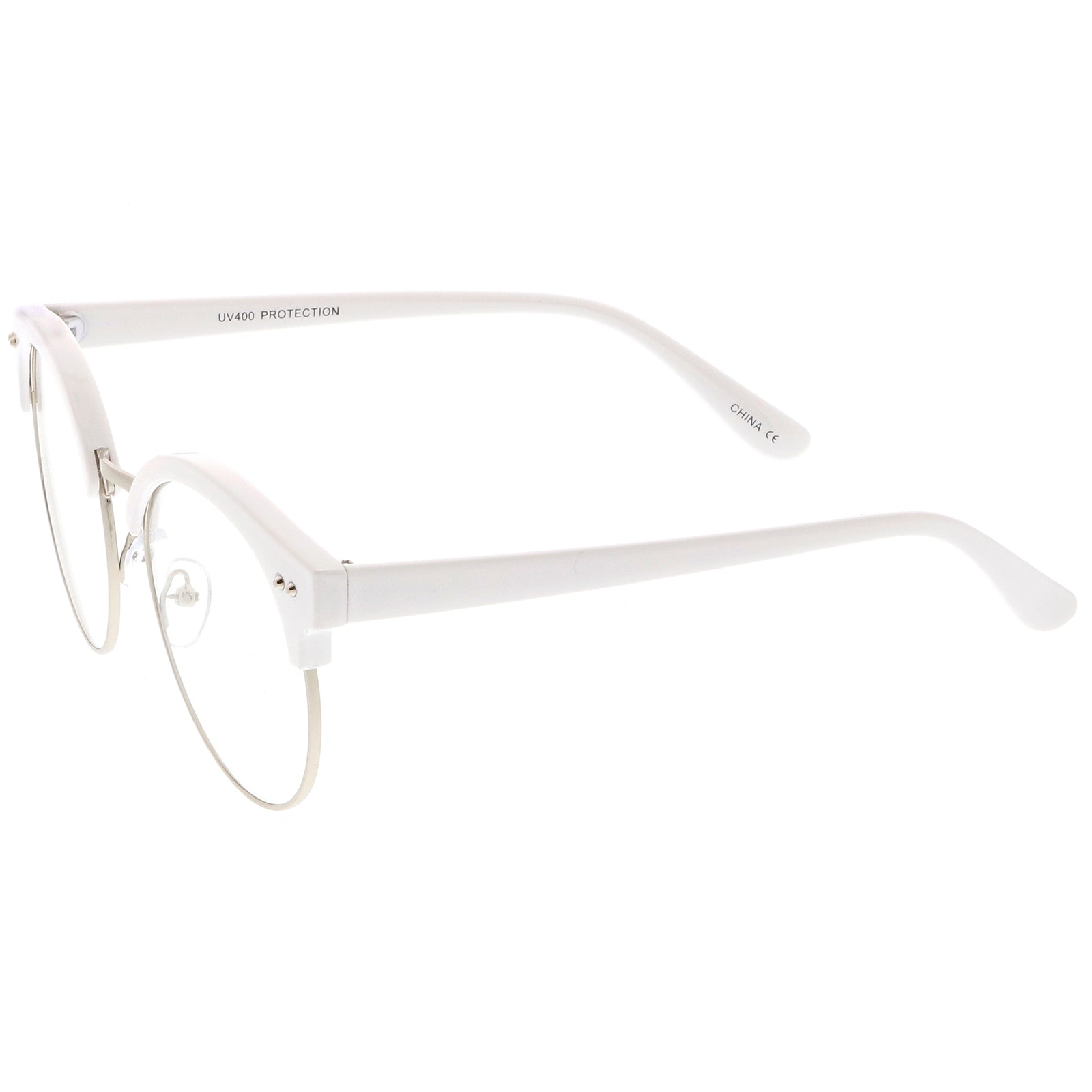 White-Silver / Clear