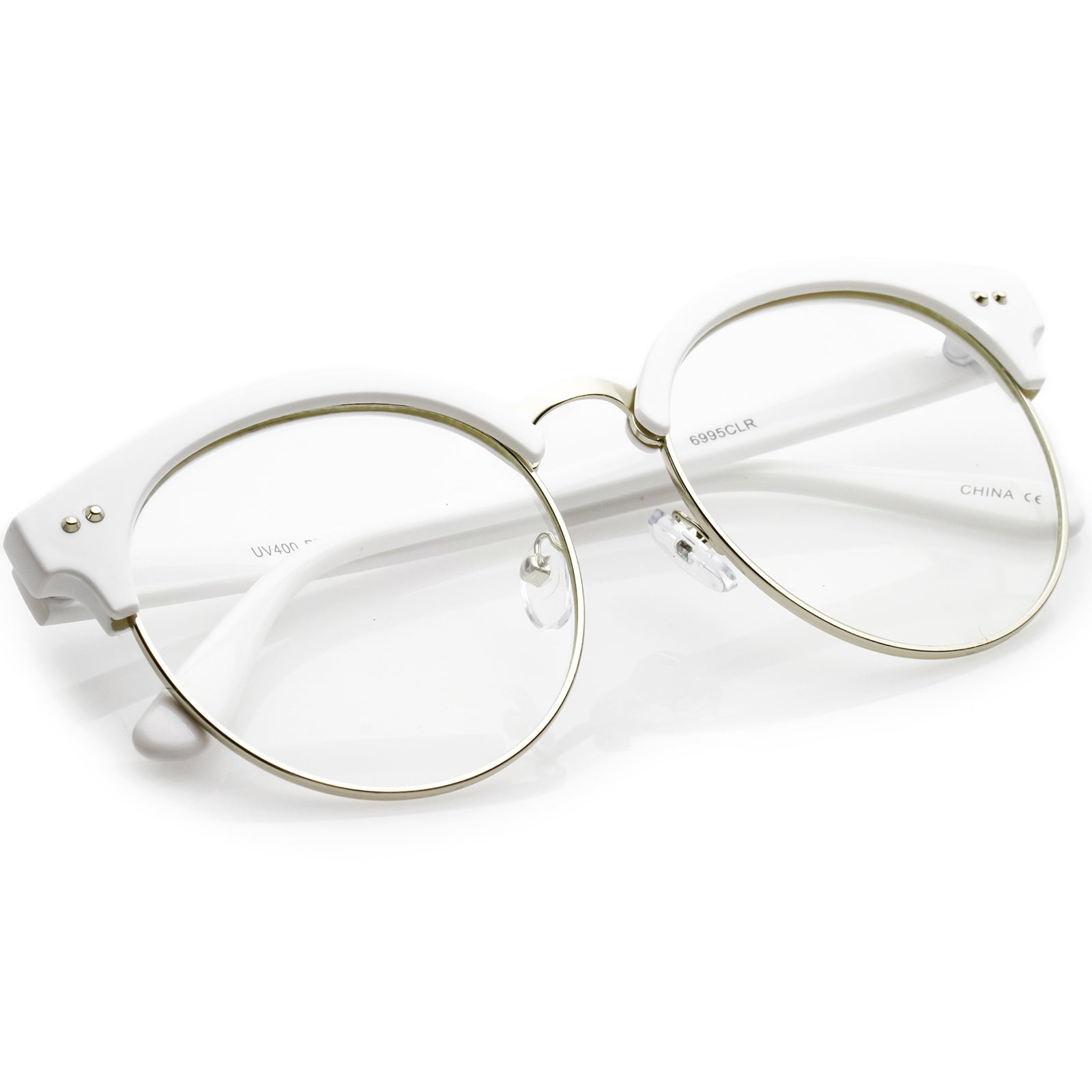 White-Silver / Clear