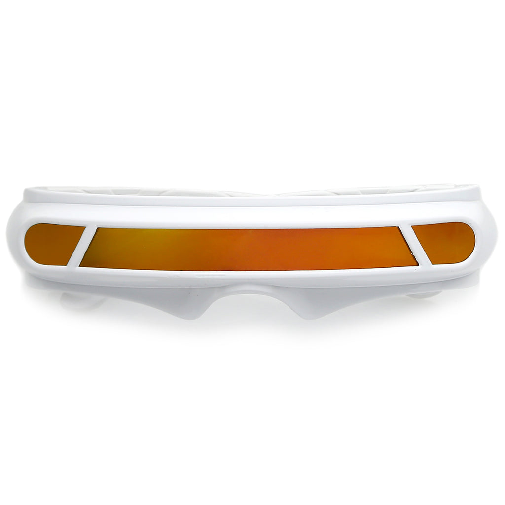 White / Orange Mirror