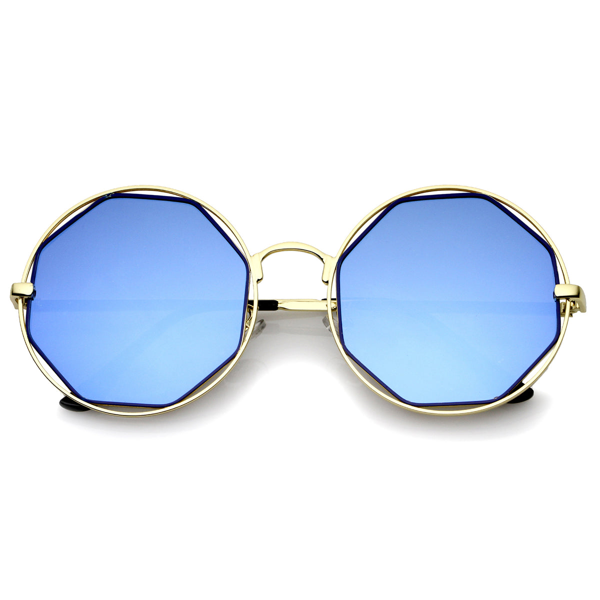 Gold-Blue / Blue Mirror