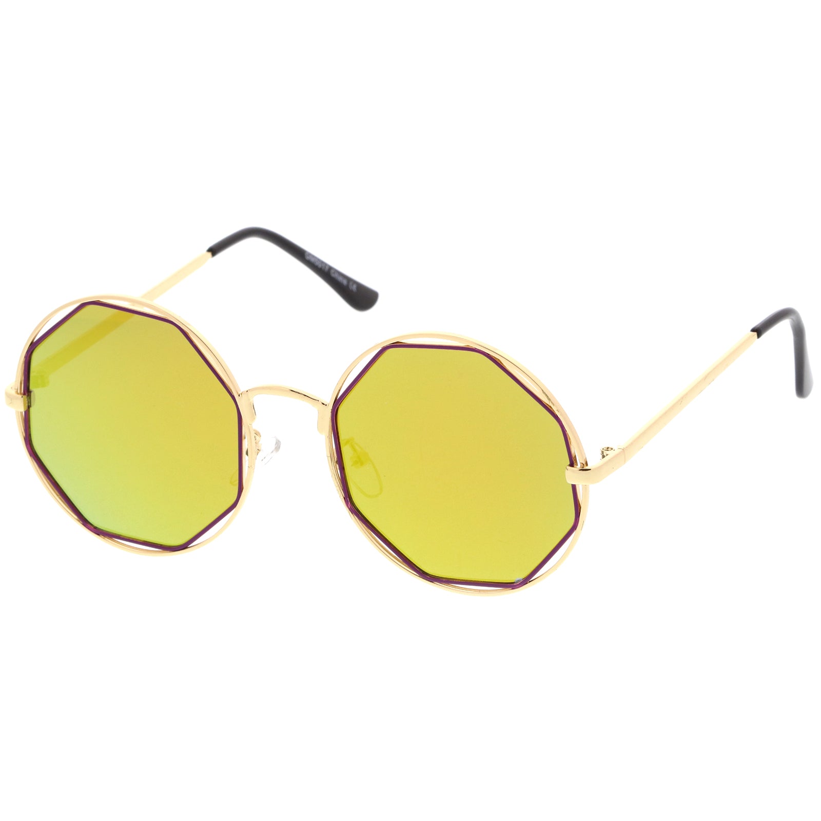 Gold-Magenta / Orange Mirror