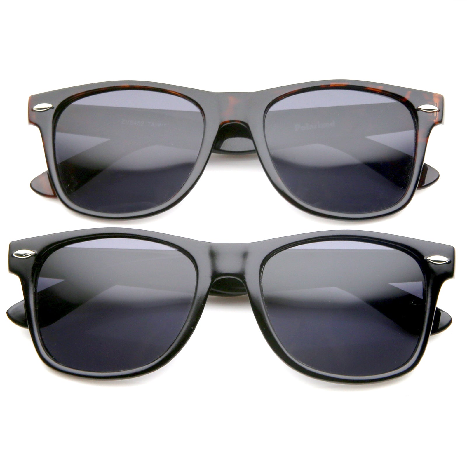 2-Pack | Black + Tortoise Polarized