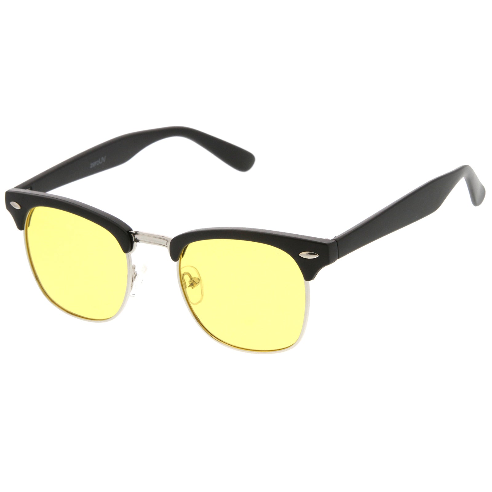 Matte Black-Silver / Yellow Polarized